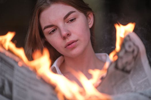 image of a woman reading cybersecurity news