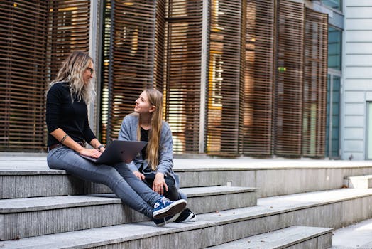 women networking in tech