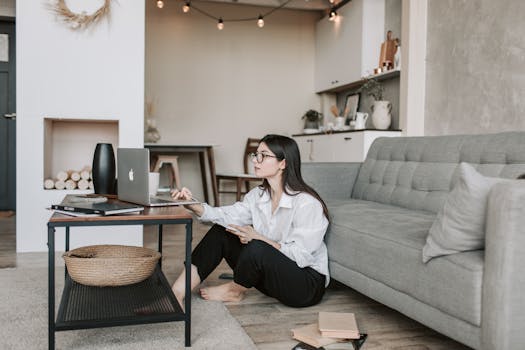 woman coding on a laptop