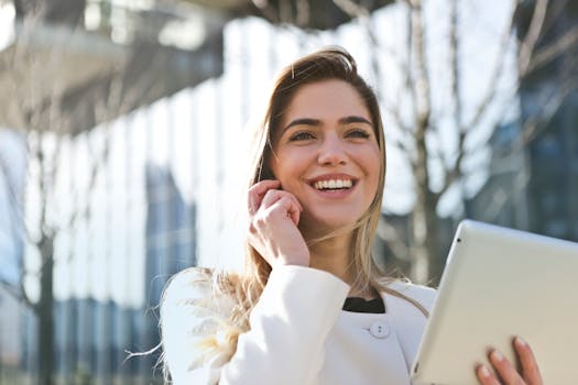 professional woman smiling